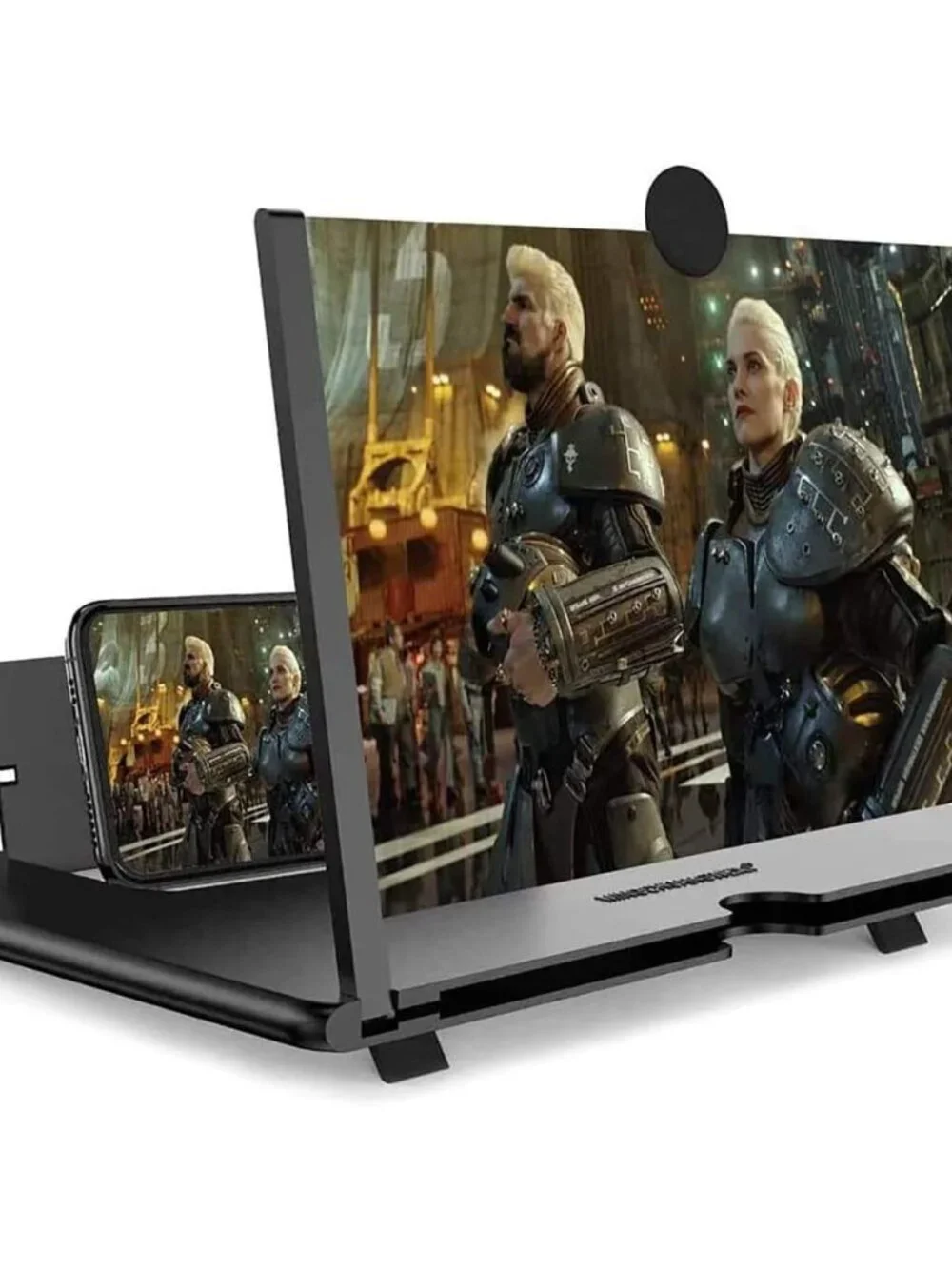 Foldable 3D HD Smartphone Screen Magnifier 14 Inch - Eye-Safe Viewing for Family